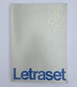 Letraset Catalog 1985 Vintage Typography Graphic Design Rare Book - Foto 1 di 20