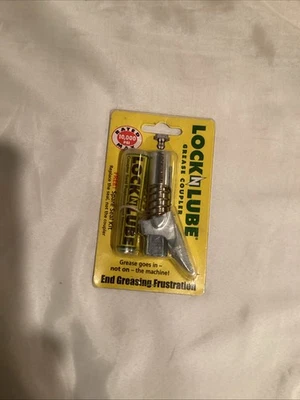 LOCKNLUBE Grease Coupler GC81011 / 10,000 PSI LOCK-N-LUBE New In Pkg - Image 1 of 3
