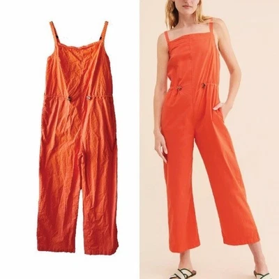 Mono PISTOLA Adela Pierna Ancha Naranja Neón Pequeño Streetwear Utilitario Foto 1 de 4