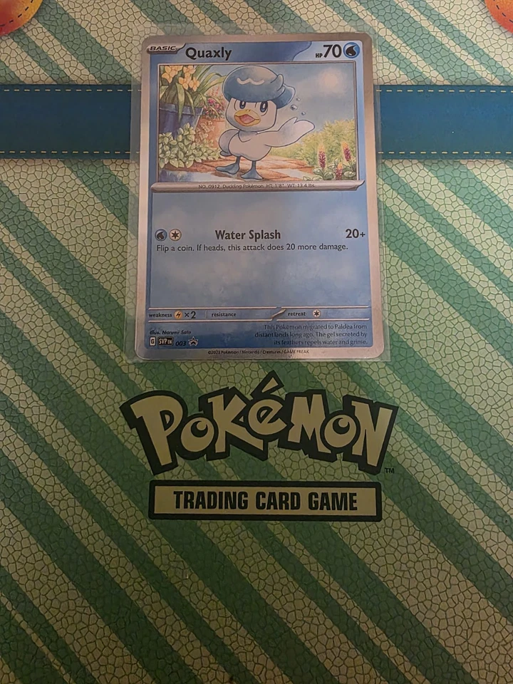 Quaxly 003 Holo SV: Scarlet & Violet Promo Pokemon  Card - Image 1 of 1