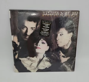 LISA LISA & CULT JAM With Full Force, 1985 COLUMBIA Records Shrink Hype Sticker - Picture 1 of 15
