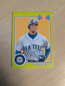 2022 Topps Brooklyn Collection Ken Griffey Jr. Chartreuse #57/99 Mariners - Bild 1 von 2