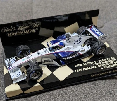 Modellino auto Formula 1 Minichamps 1/43 BMW Sauber F1.06 Jacques Villeneuve - Immagine 1 di 4
