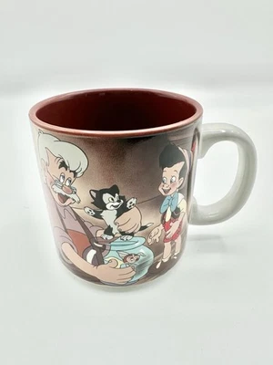 Taza de café clásica de Pinocho de Walt Disney de colección película animada panorámica Foto 1 de 4