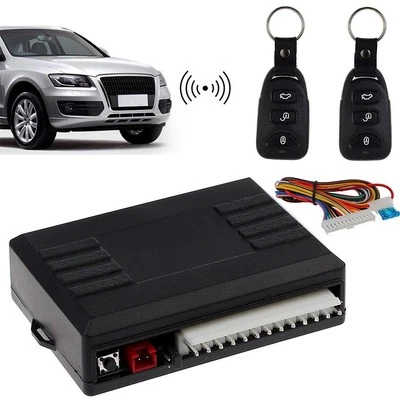 Auto Funkfernbedienung KFZ Keyless Open Zentralverriegelung mit 2 Funksender DE