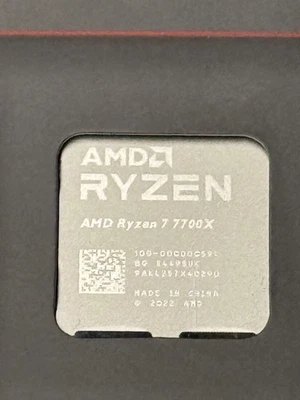 AMD Ryzen 7 7700X CPU (8-Core | 16-Thread) AM5 Desktop Processor – New - Image 1 of 4