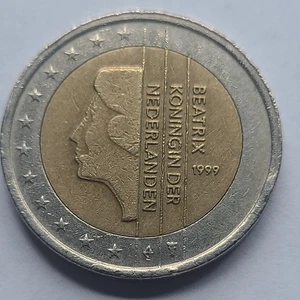 2 Euro Niederlande 1999 Kursmünze SELTEN - Bild 1 von 1