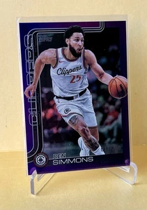 2025-26 Topps Oro #147 Ben Simmons Lámina Púrpura/250 Cortapelos - Imagen 1 de 3