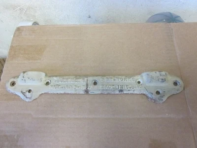 Antiguo soporte de pared estándar para lavabo de fregadero de 10 1/2" en centros EE. UU. D&M funciona Foto 1 de 4