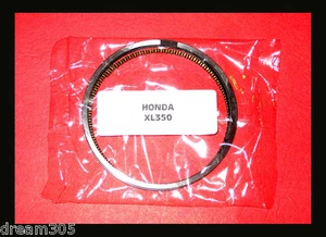 Honda XL350 Piston Ring Set Standard STD. 1974 1975 1976 1977 1978 13011-356-003 - Picture 1 of 1