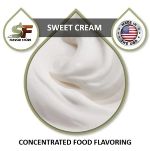 Sweet Cream Food Flavor Drops Flavoring Concentrate - 1oz/30ml - SageFox - FL045 - Picture 1 of 3