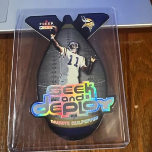 Daunte Culpepper 2001 Fleer Genuine Seek and Deploy Die-Cut Insert #11 Vikings - Picture 1 of 6