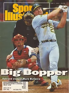 Rivista illustrata sportiva Mark McGwire Oakland Athletics 1992 - Foto 1 di 1