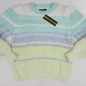 Joseph A. Strickpullover Sweatshirt Damen mehrfarbig gelb türkis Größe Small - Bild 1 von 9