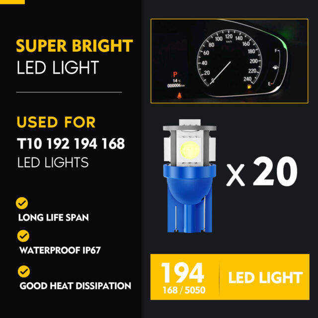 Las mejores ofertas en Luz De La Matrícula LED Bombillas de luz para  automóviles y camiones