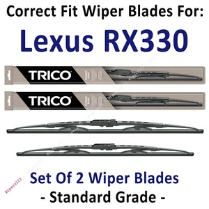 Paquete de 2 cuchillas limpiaparabrisas estándar - ajuste 2004-2006 Lexus RX330 - 30260/221 - Imagen 1 de 1