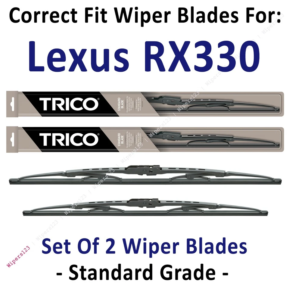 Wiper Blades 2-Pack Standard - fit 2004-2006 Lexus RX330 - 30260/221 - Image 1 of 1