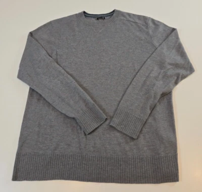 Smartwool Sparwood Crew Sweater Men's Large Gray Pullover Merino Wool Blend - Image 1 of 4