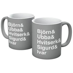 VIKINGS SONS OF RAGNAR LOTHBROK NAMES BJORN UBBA IVAR MUG IN VARIOUS COLOURS - Picture 1 of 11