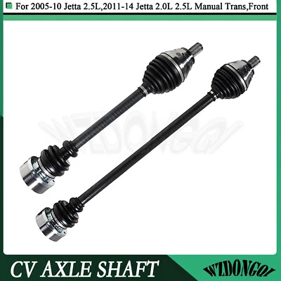 2x Conjunto de eje articulado CV delantero para VW Jetta transmisión manual 2,5 L 2005-14 Foto 1 de 4