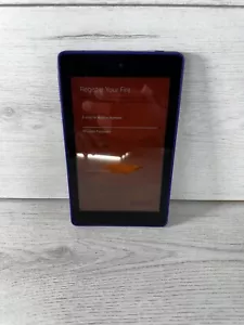 Amazon Fire HD 6 PW98VM (4th Generation) 8GB 6.0" Fire OS 5.6 Wi-Fi Blue Tablet - Picture 1 of 7