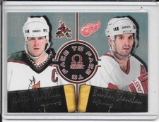 1998-99 Omega Keith Tkachuk/Brendan Shanahan Face to Face # 5
