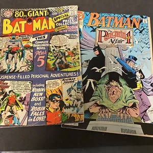 BATMAN #185 DC Comic Book - 80 Page Giant! AND The Penguin Affair 448 - Picture 1 of 11
