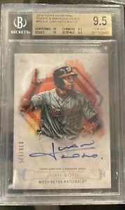 2019 Topps Inception Rookies & Emerging Stars Juan Soto Auto Nationals 036/125