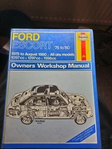 Ford Escort 75 To 80 Haynes Manual. All OHV models. 1097-1598cc. (2) - Picture 1 of 16