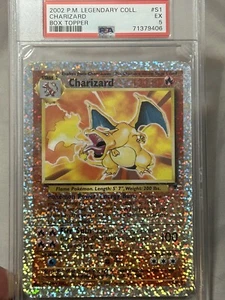 2002 CHARIZARD BOX TOPPER REVERSE HOLO LEGENDARY COLLECTION POKEMON PSA 5 #s1 - Picture 1 of 3