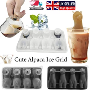 3D Alpaca Ice Cube Molds - Fun Animal Shapes Ice Cube Tray for Whiskey Cocktail - Picture 1 of 13