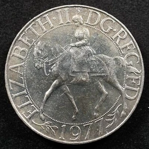 Great Britain 1 Crown 1977, Coin, Inv#E830 - Picture 1 of 2