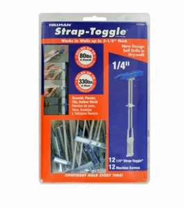 Cinghia Toggle Phillips Drive Testa Tonda Acciaio Zincato Fissaggio 1/4" Confezione da 12 - Foto 1 di 2
