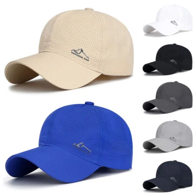 MARKENLOS Basecap Baseball Cap Mütze Verstellbare Kappe Schwarz Herren Damen Kappe Neue ŋ