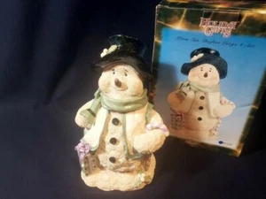 ๐ New In Box SnowMan Decorative Holiday Christmas Ornament Figurine 8" Tall - Picture 1 of 9