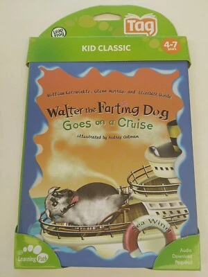 Leap Frog Tag Walter The Farting Dog Goes On A Cruise Book Kid Classic 2007 New  - Image 1 of 4