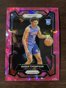 STUNNING MINT++ 2023-24 Prizm Ausar Thompson Rookie RC Purple Ice 178 SHARP! - Picture 1 of 4
