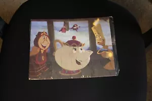 Pizza Hut 1992 Die Schöne und das Biest Walt Disney Puzzle 3er Set ungeöffnet - Bild 1 von 6
