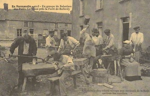 CP Repro 560 In der Normandie Eine Gruppe von Sabotiern der kleinen Fliesen - Bild 1 von 2