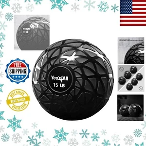 Yes4All Slam Ball, 10-40lb Medicine Ball, Durable PVC Sand Filled Workout Dyn... - Picture 1 of 8