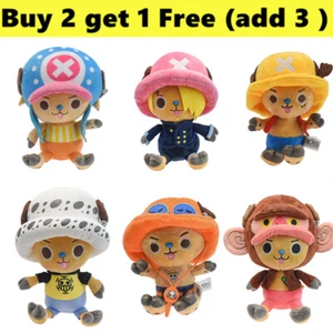 Anime One Piece Chopper Luffy Plush Doll Soft Stuffed Toys Kids Birthday Gift - Picture 1 of 62