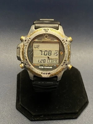 Reloj de buceo vintage Citizen D208-089839 Promaster Hyper Aqualand - Funciona Foto 1 de 4