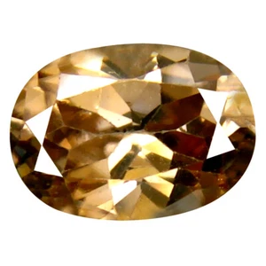 2.82 ct Sparkling Oval Cut (9 x 7 mm) Un-Heated Brownish Yellow Zircon Gemstone - Picture 1 of 1