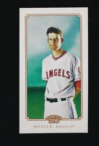 JERED WEAVER ⚾ 2010 Topps 206 Mini POLAR BEAR SP #211 Jered Weaver LA Angels - Picture 1 of 2
