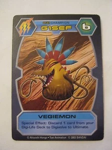 Tarjeta de juego campeón Digimon D-Tector Vegiemon #6 DT-47 (011-40) - Imagen 1 de 1