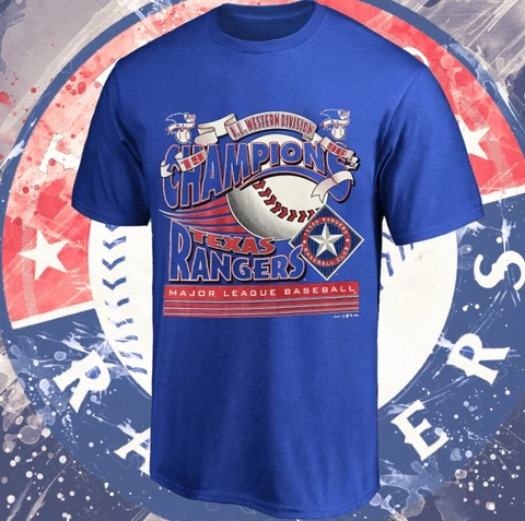 Texas Rangers Vintage Baseball Sport Team Unisex T-shirt S-3XL Cover