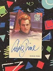 2009 Star Trek Rittenhouse Chris Pine Auto Mint Signed Autograph Movie Kirk - Picture 1 of 2