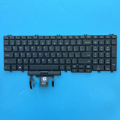 New Backlit keyboard For Dell Latitude 5500 5501 5510 5511 Pointer 0MMH7V - Image 1 of 4