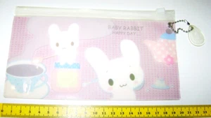 BABY RABBIT Happy Day 90s Korea  astuccio bustina in plastica kawaii  - Imagen 1 de 1