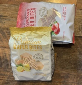 Irresistible Italian Recipe Wafer Bites - Mix Duo Pack Strawberry & Lemon 18 oz - Picture 1 of 2